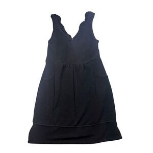 Maeve by Anthropologie Sleeveless Little Black Dress Women Ribbed Pockets Large